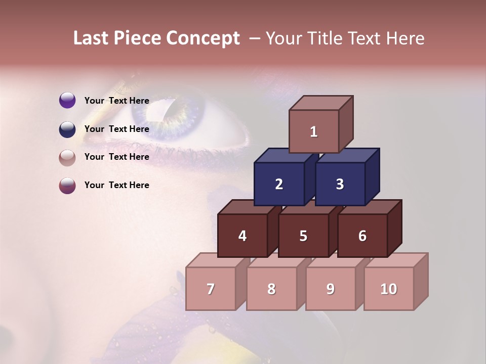 Lilac Violet Close Up PowerPoint Template