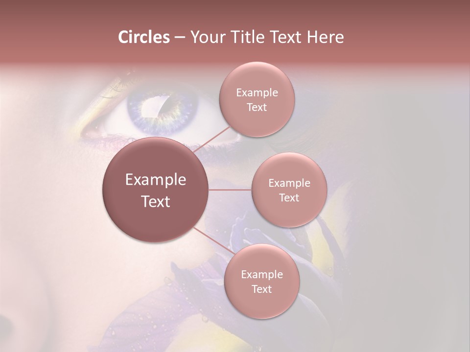 Lilac Violet Close Up PowerPoint Template