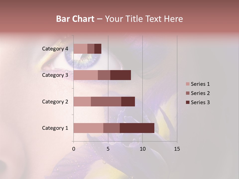 Lilac Violet Close Up PowerPoint Template