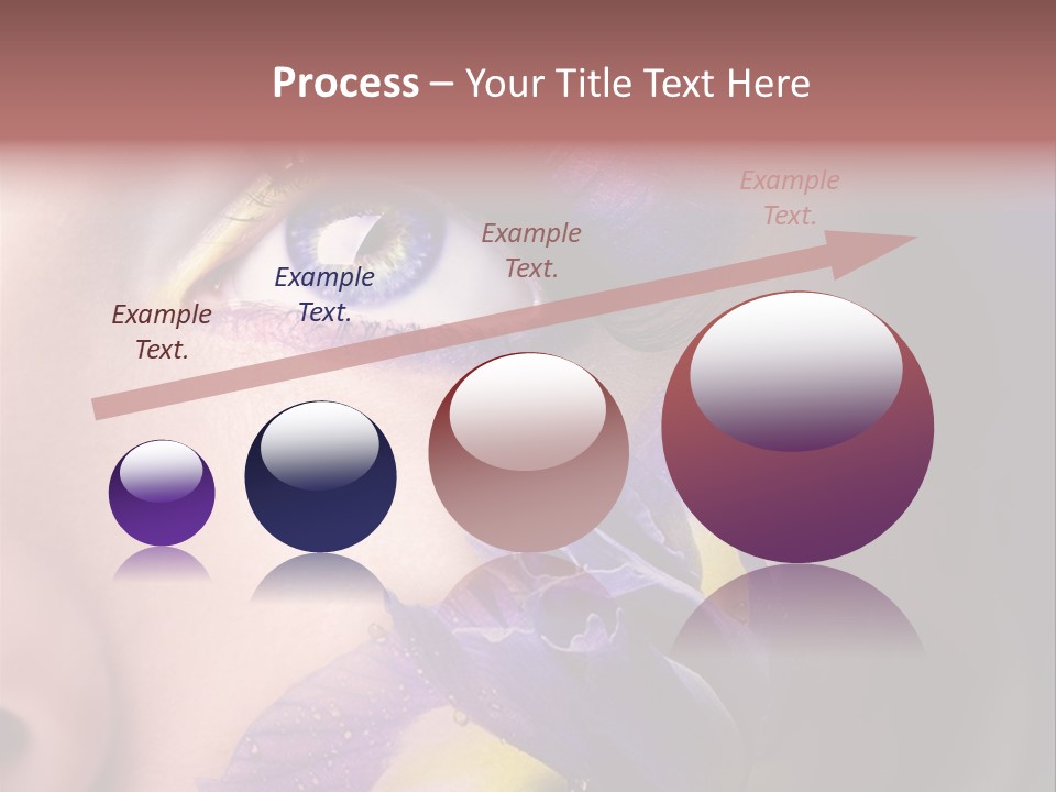 Lilac Violet Close Up PowerPoint Template