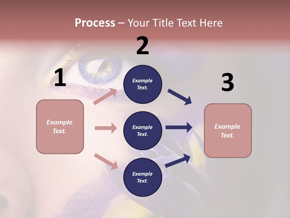 Lilac Violet Close Up PowerPoint Template