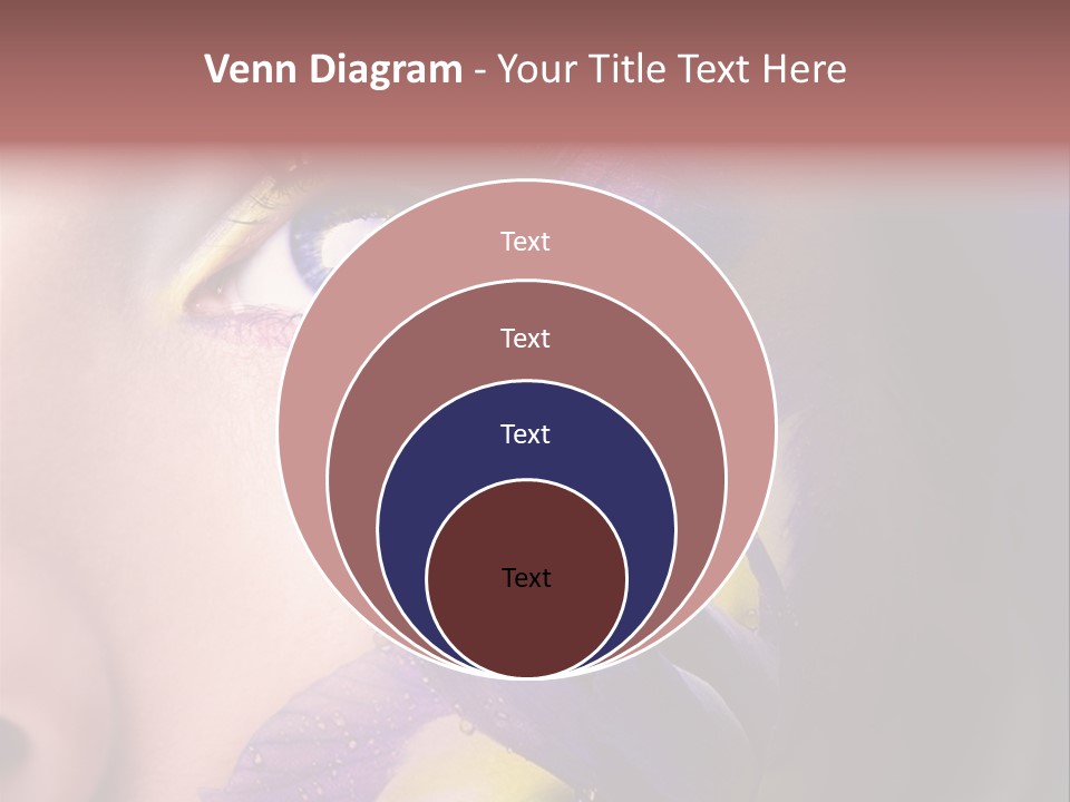 Lilac Violet Close Up PowerPoint Template