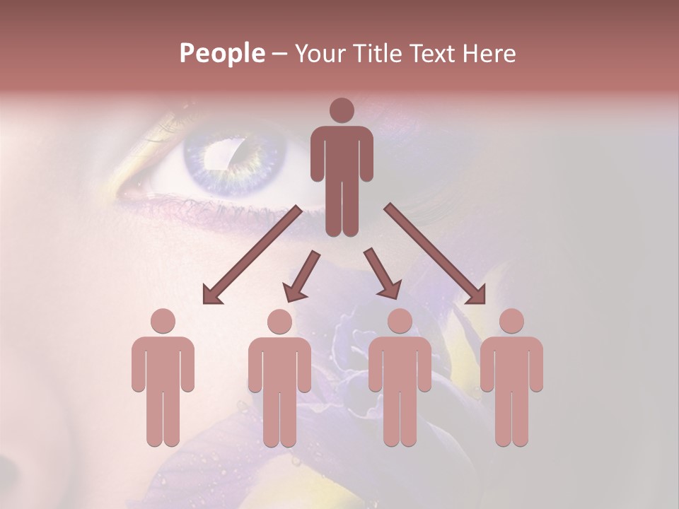 Lilac Violet Close Up PowerPoint Template