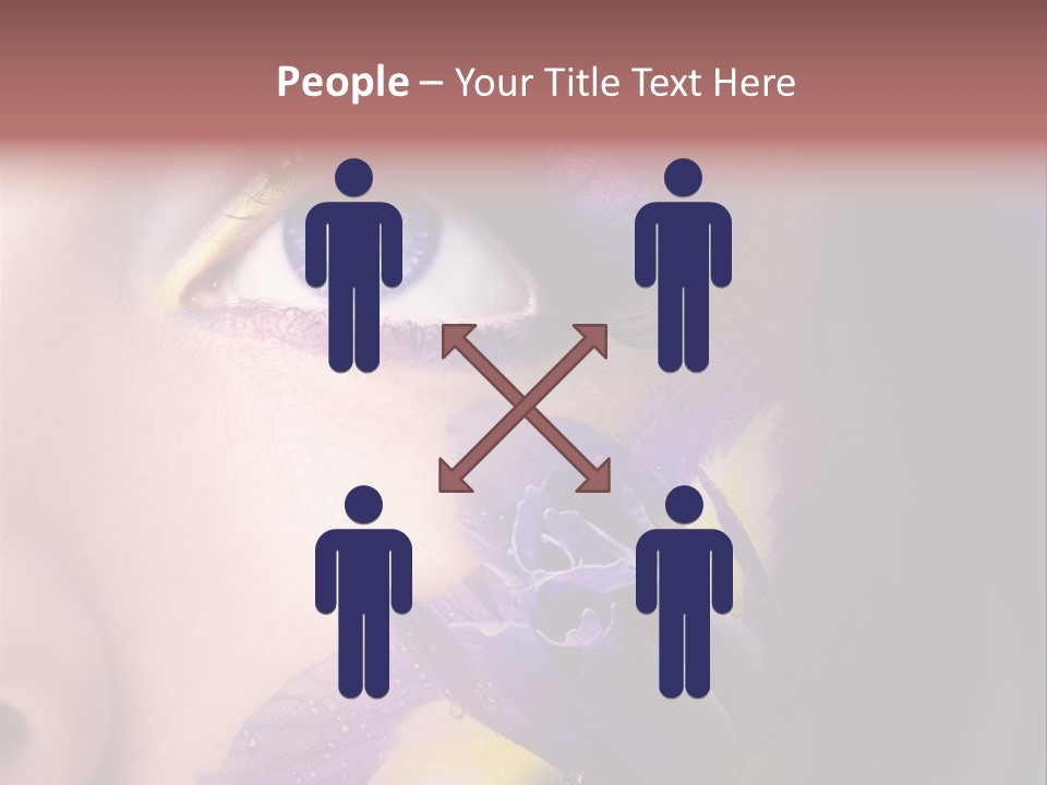 Lilac Violet Close Up PowerPoint Template