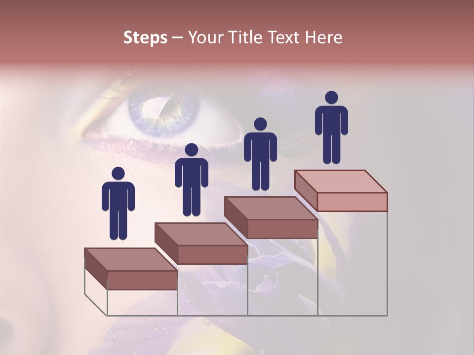 Lilac Violet Close Up PowerPoint Template