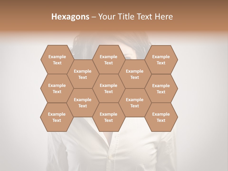 Scream White Face PowerPoint Template