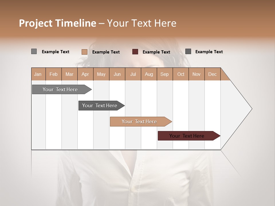 Scream White Face PowerPoint Template