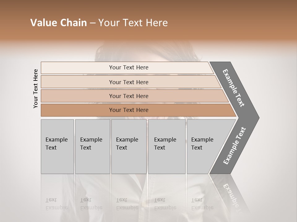 Scream White Face PowerPoint Template
