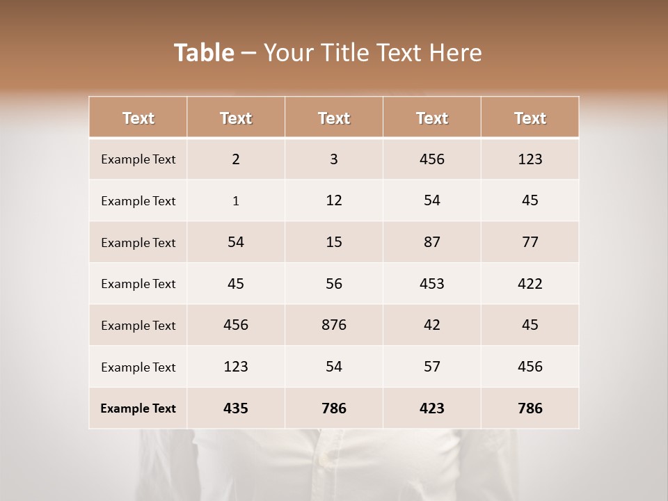 Scream White Face PowerPoint Template