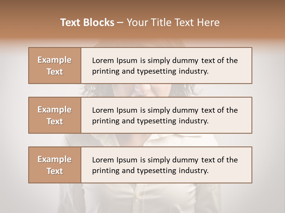 Scream White Face PowerPoint Template
