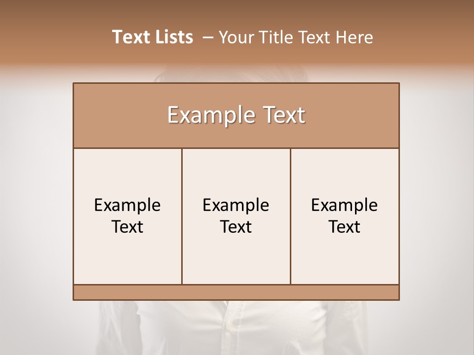 Scream White Face PowerPoint Template
