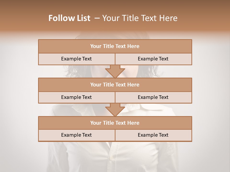 Scream White Face PowerPoint Template