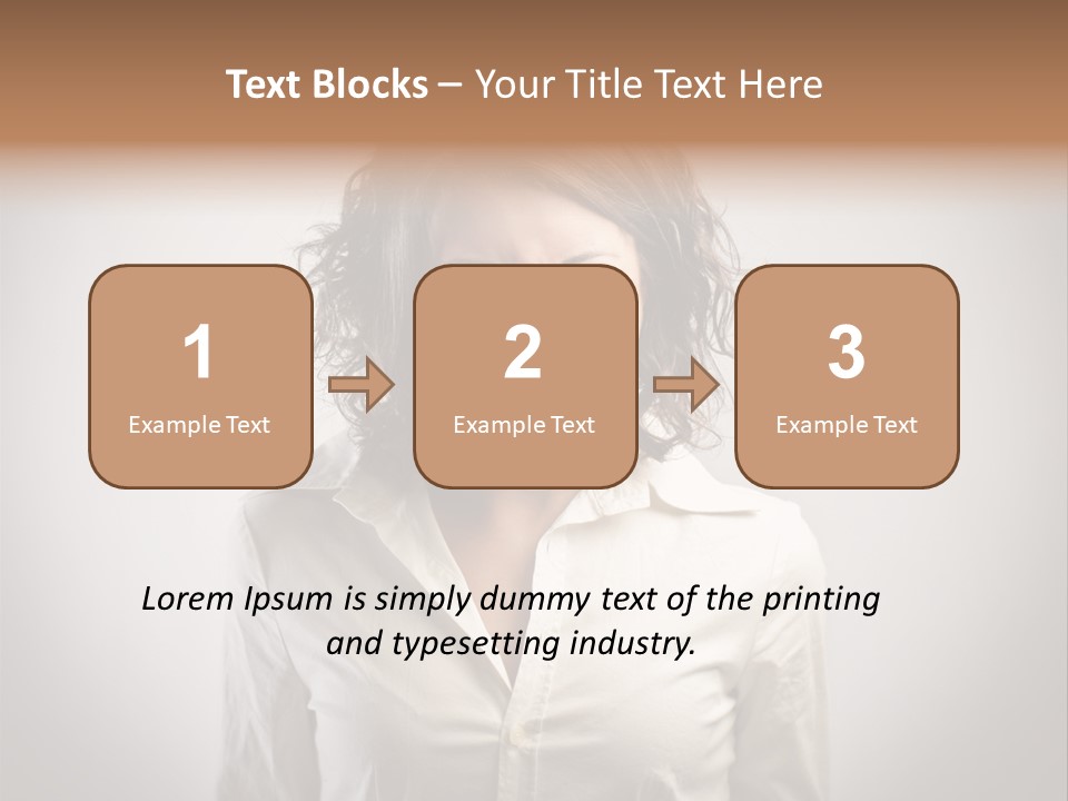 Scream White Face PowerPoint Template