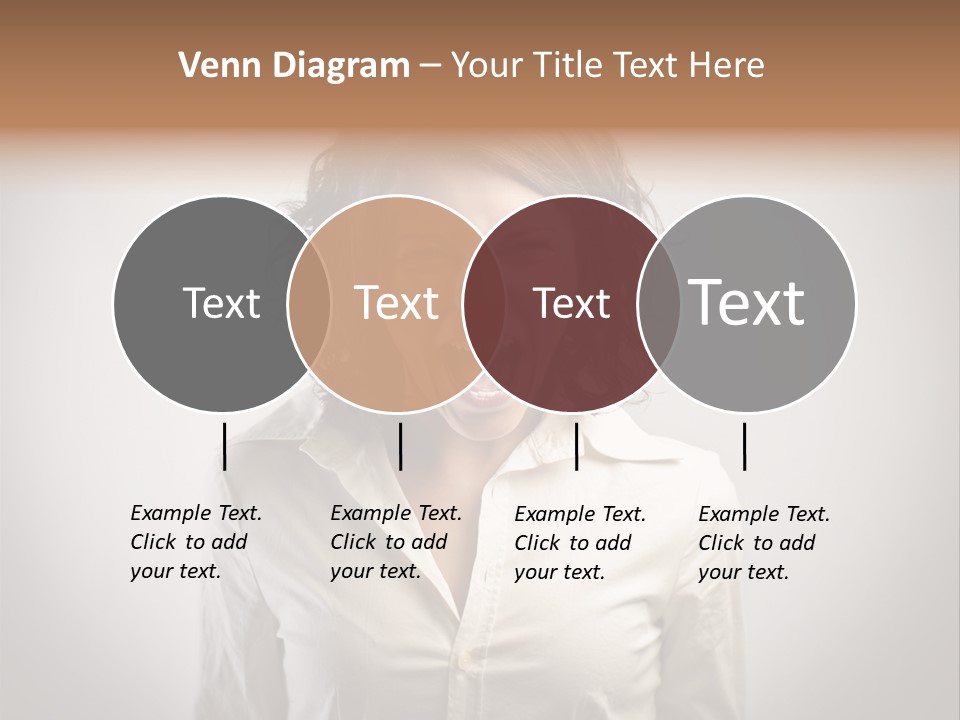 Scream White Face PowerPoint Template