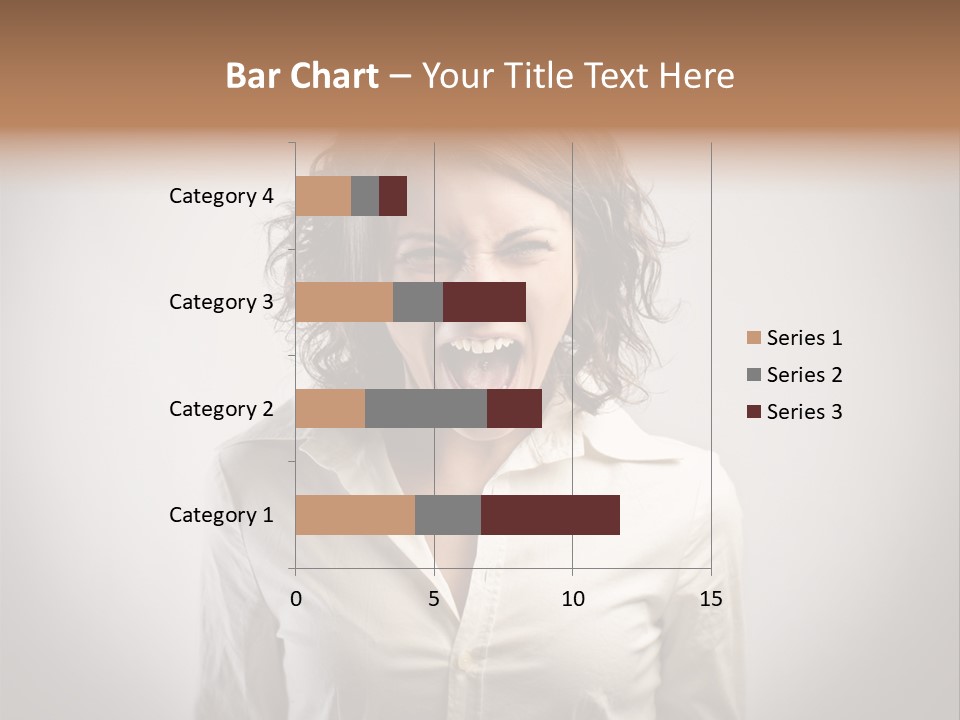 Scream White Face PowerPoint Template