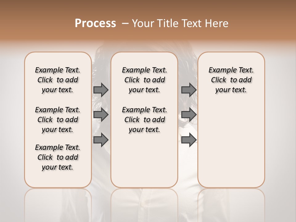 Scream White Face PowerPoint Template