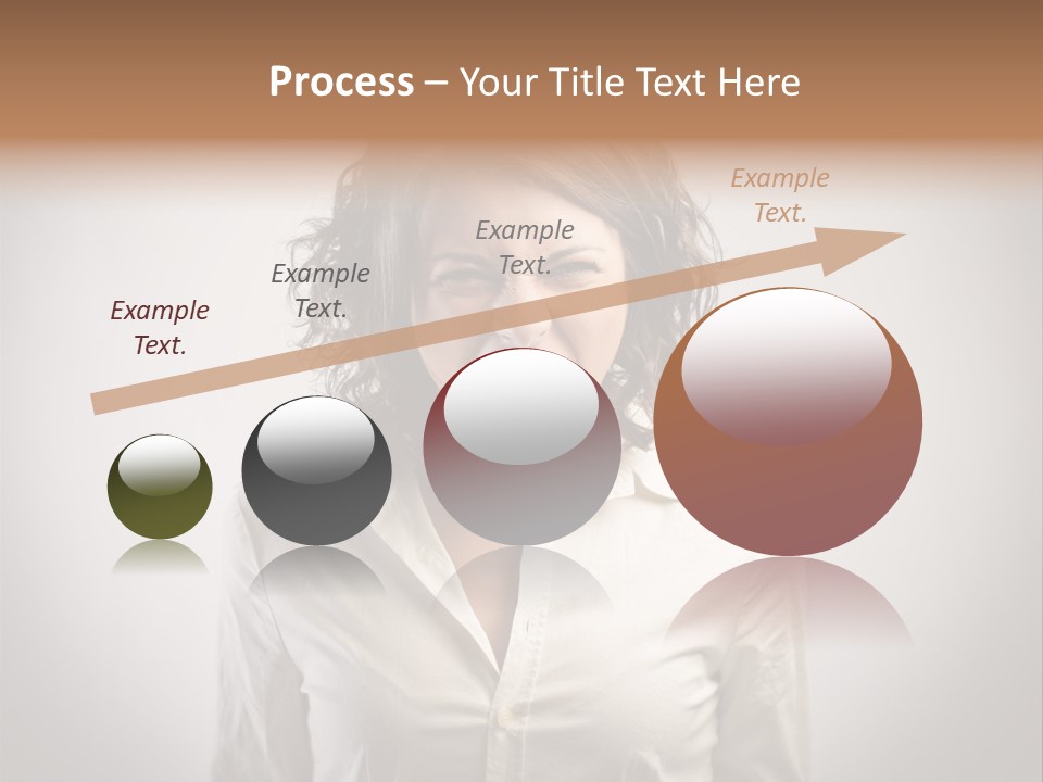 Scream White Face PowerPoint Template