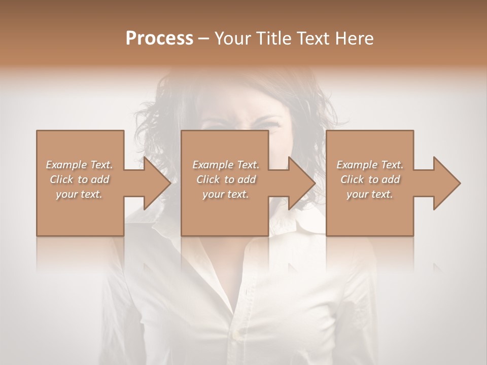 Scream White Face PowerPoint Template