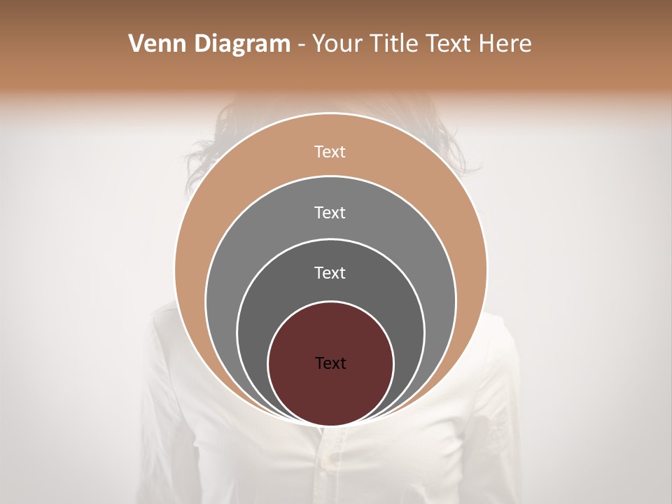 Scream White Face PowerPoint Template