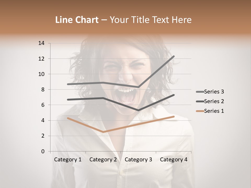 Scream White Face PowerPoint Template