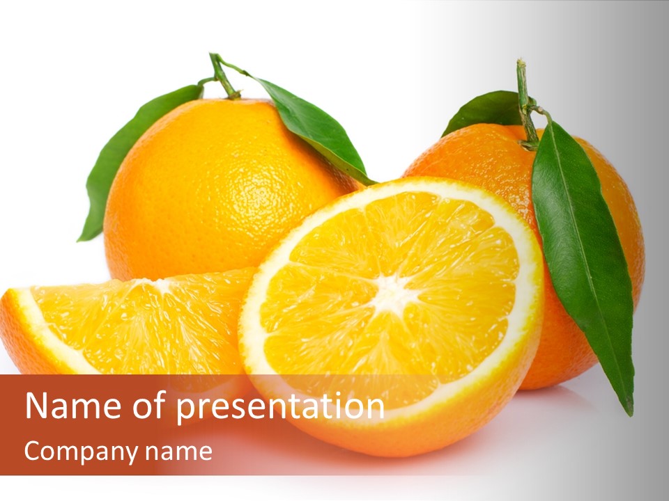 Dessert Juice Vegetarian PowerPoint Template