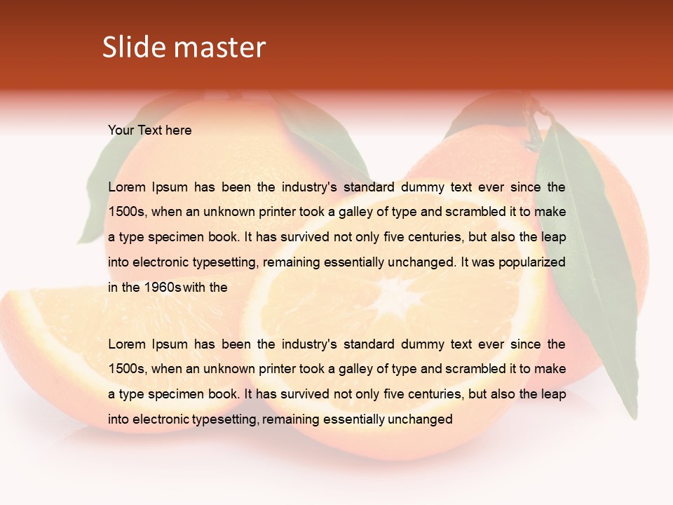 Dessert Juice Vegetarian PowerPoint Template