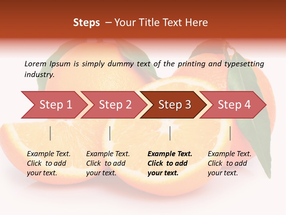 Dessert Juice Vegetarian PowerPoint Template
