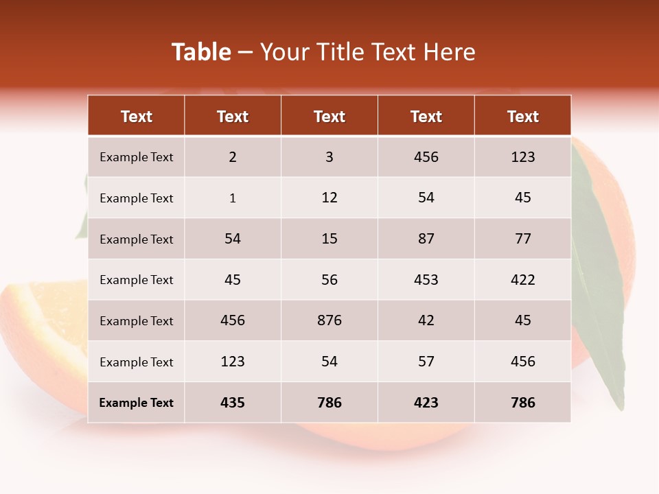 Dessert Juice Vegetarian PowerPoint Template