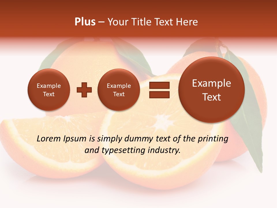 Dessert Juice Vegetarian PowerPoint Template