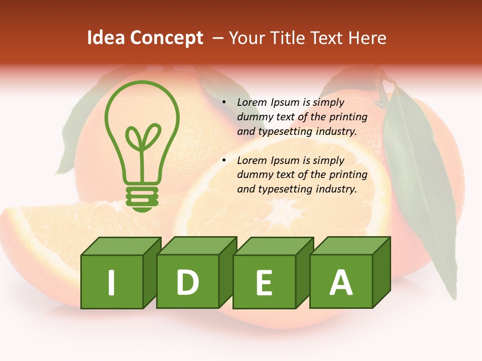 Dessert Juice Vegetarian PowerPoint Template