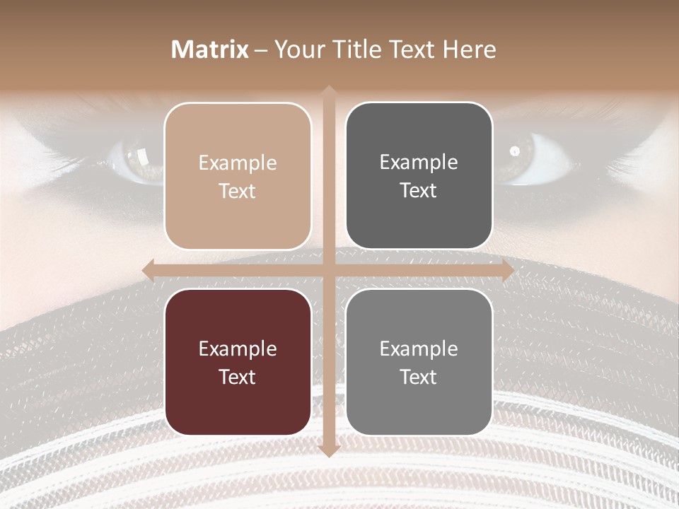 South Sensual Eyeshadow PowerPoint Template