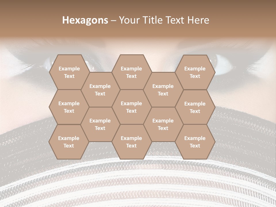 South Sensual Eyeshadow PowerPoint Template