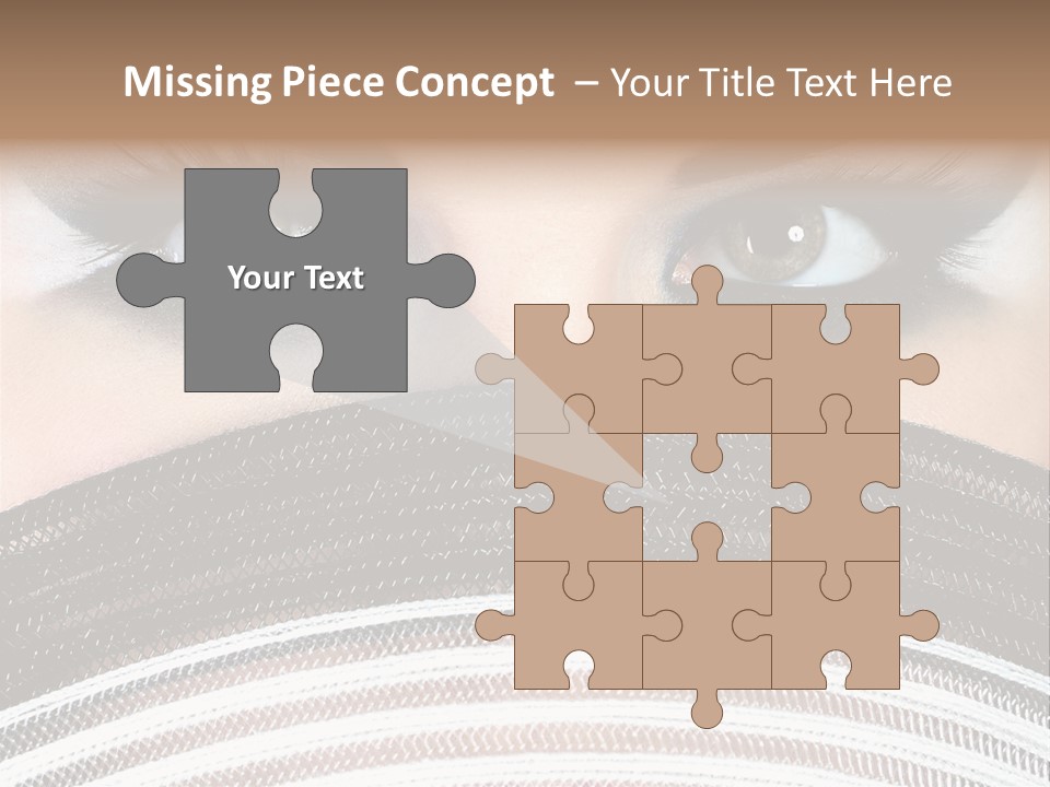 South Sensual Eyeshadow PowerPoint Template