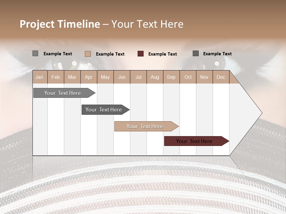 South Sensual Eyeshadow PowerPoint Template