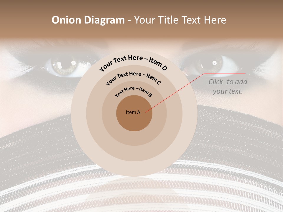 South Sensual Eyeshadow PowerPoint Template