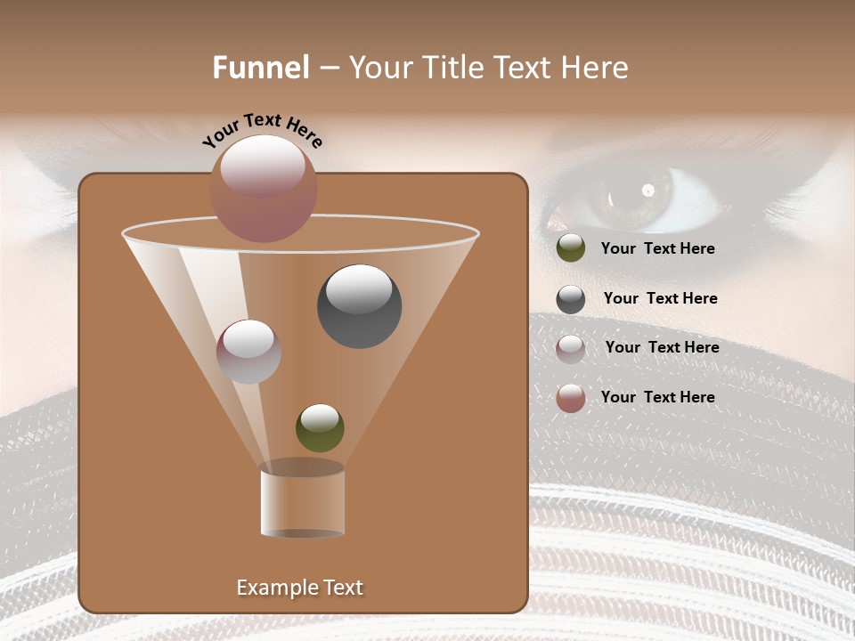 South Sensual Eyeshadow PowerPoint Template