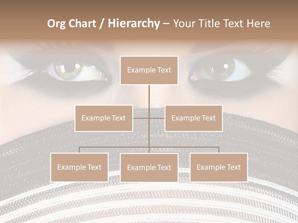 South Sensual Eyeshadow PowerPoint Template
