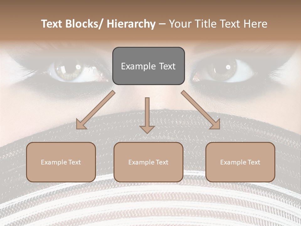 South Sensual Eyeshadow PowerPoint Template