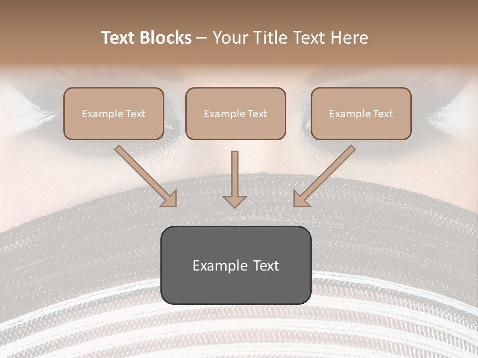 South Sensual Eyeshadow PowerPoint Template