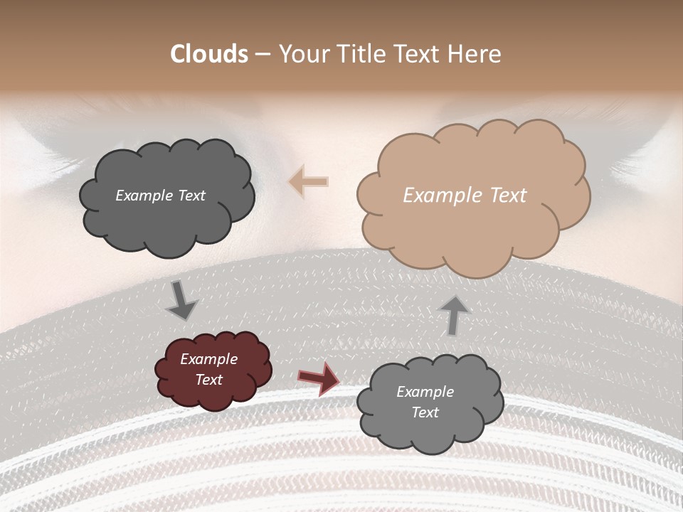 South Sensual Eyeshadow PowerPoint Template