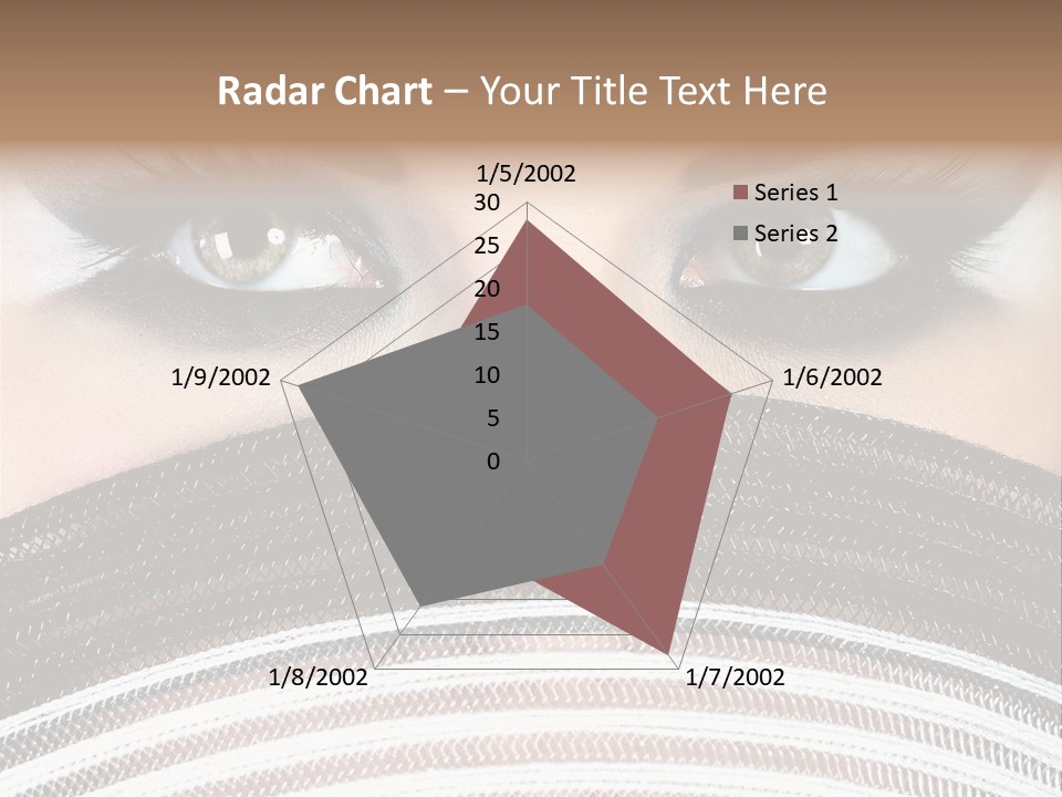 South Sensual Eyeshadow PowerPoint Template