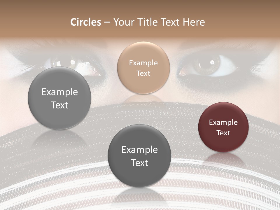 South Sensual Eyeshadow PowerPoint Template