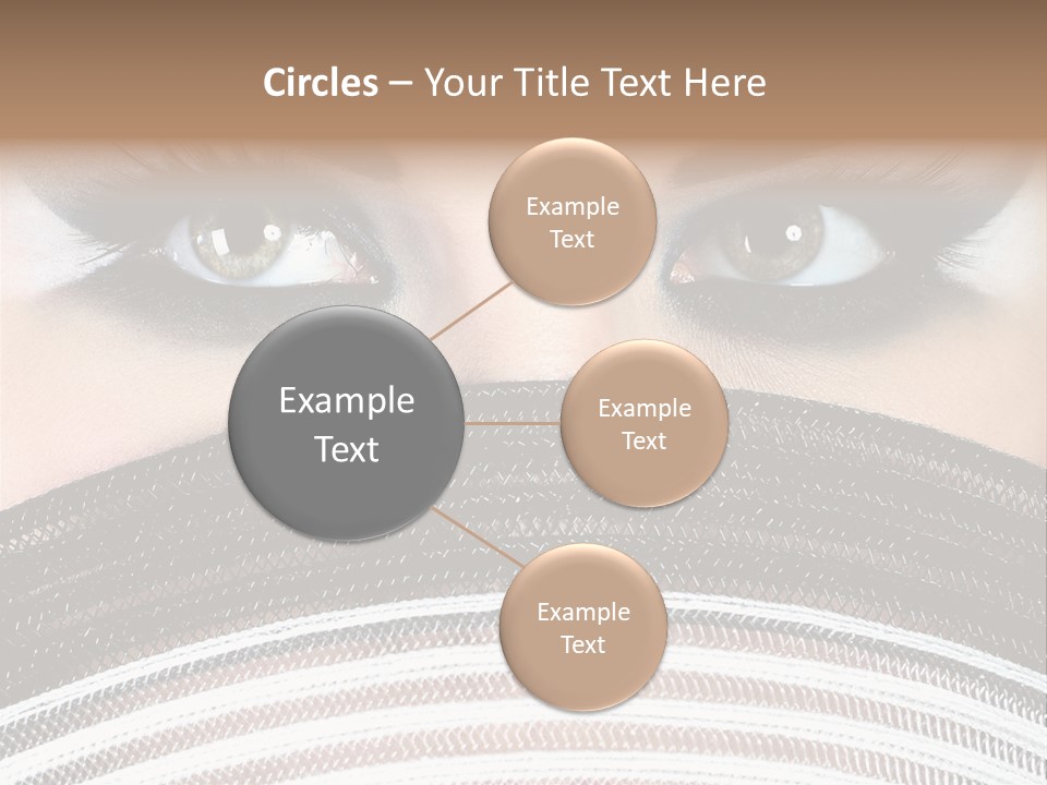 South Sensual Eyeshadow PowerPoint Template