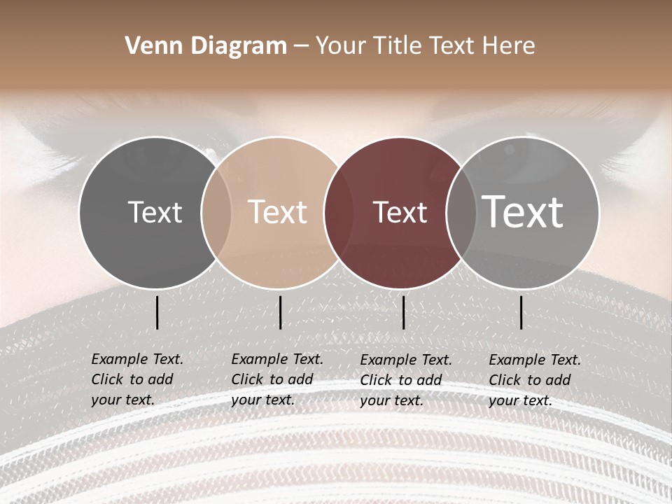 South Sensual Eyeshadow PowerPoint Template