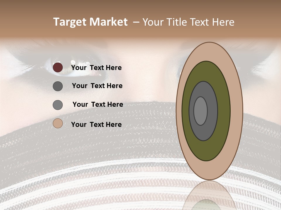 South Sensual Eyeshadow PowerPoint Template