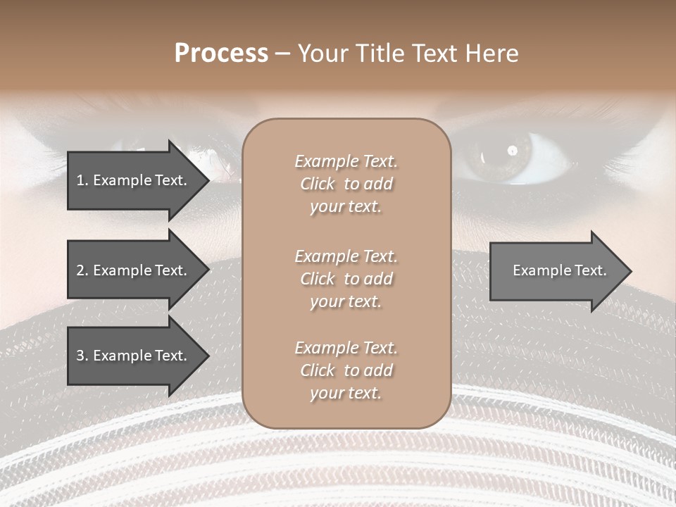 South Sensual Eyeshadow PowerPoint Template