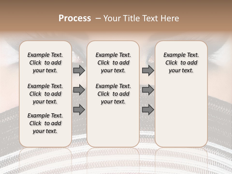 South Sensual Eyeshadow PowerPoint Template