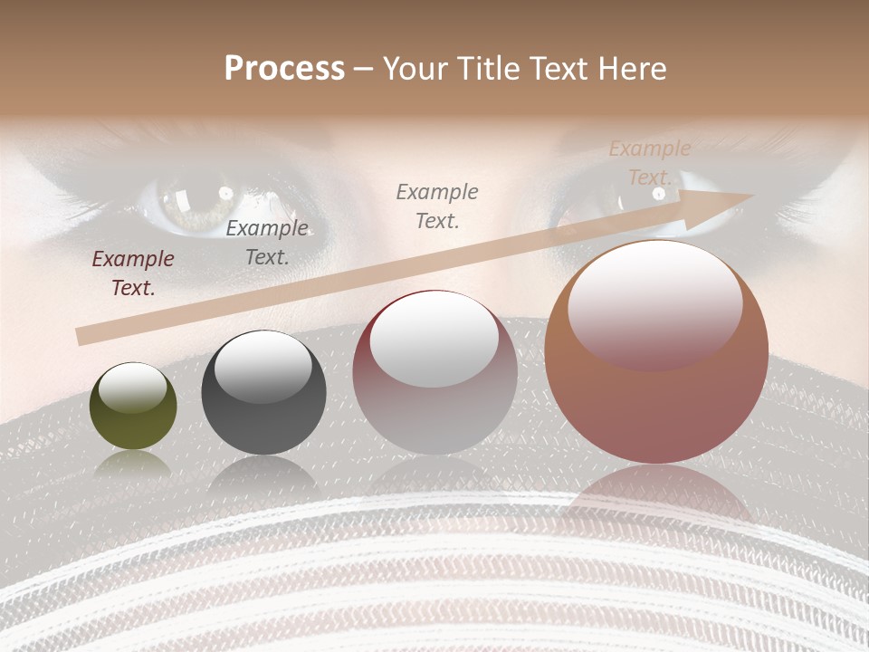 South Sensual Eyeshadow PowerPoint Template