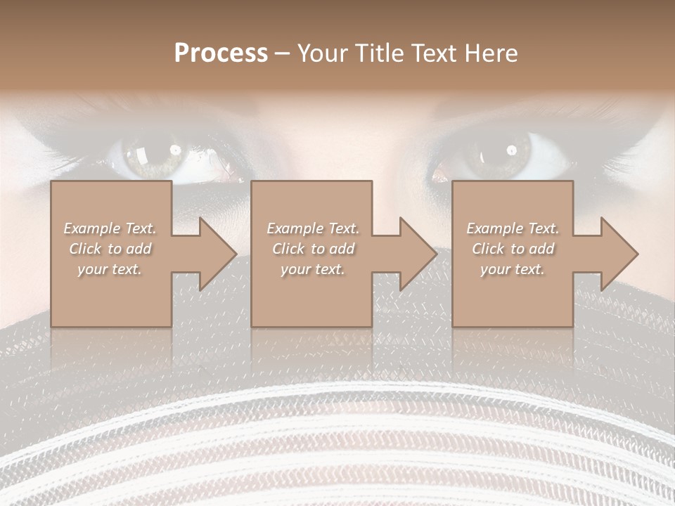 South Sensual Eyeshadow PowerPoint Template