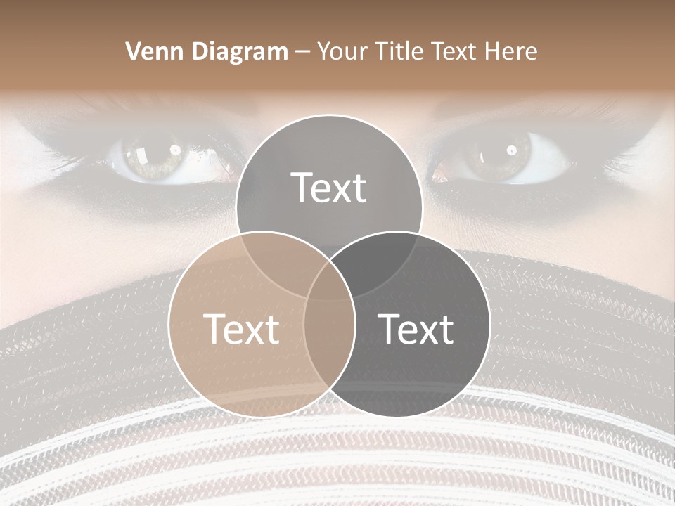 South Sensual Eyeshadow PowerPoint Template